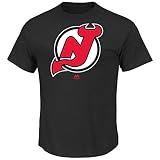 NHL Eishockey T-Shirt New Jersey Devils Prepared Play Majestic in SMALL (S)