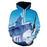 NHhuai Unisex Kinder Jungen Mädchen Lustig s Sweatshirts Langarm Panda 3D-Druck