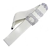 Gürtel Drummer Cross Belt White Distel Buckle R807