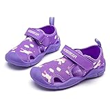 GUBALUN Unisex-Kinder adeschuhe Aquaschuhe Wasserschuhe Schnell Trocknend Strandschuhe Sport Jungen Mädchen Barfußschuhe(Lila,24EU)