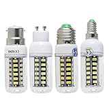 HHF LED Bulbs Lamps, 2 stücke LED. E14 E27. GU10 B22 DIMMBE 42 LEDs 12 Volt 110V 220V 7 Watt Super Mais Birne 12V Nein Dimmer Home Light Energie Speichern Lampe SMD 5730