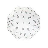 LilyJudy Automatik Regenschirm Regen Damen SchhNe Klappbar Schirme Winddicht Schwarz Beschichtung Anti UV Sonnenschirm Damen Regenschirm Beig