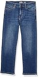 Amazon Essentials Jungen Stretch-Jeans mit geradem Schnitt, Mittlere Waschung, 12 Husky
