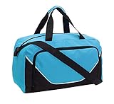 Preiswert&Gut Sporttasche 48x22x28cm Fitnesstasche 410Gr Umhängetasche (Hellblau)