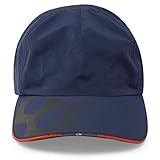 Gill Race Cap Hat - Dunkelblau - Halteschnur und Clip - Dochtwirkendes inneres Stirnband - 100% Ny