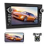 NHOPEEW Autoradio Android 10 mit Mirrorlink GPS Navigation 7' WiFi Bluetooth für Opel Astra (2004-2009), Antara / Corsa (2006-2011), Vectra (2003-2008) mit RDS DAB SWC USB + Rückfahrk