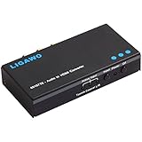 Ligawo 6518772 optisch Toslink + Coax + Cinch zu HDMI Audio Embedder | Digitale + analoge Audiosignale zu HDMI Audio w