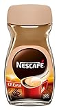 NESCAFÉ Classic Crema, löslicher Bohnenkaffee, mit feinen Kaffeebohnen, cremiger Instant-Kaffee, 1er Pack (1 x 200g)