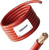 3 Meter Batteriekabel ROT H07V-K 16 mm² - KFZ Batterie Kabel - 100% OFC Kupfer - 3 m (3M) 16mm2