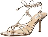 Badgley Mischka Damen JOVIAL Sandalen mit Absatz, Champagnerleder, 36 EU