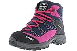 LYTOS Kinder Mädchen Wanderschuhe Trekkingschuhe Outdoor blau/pink/schwarz, Größe:35, Farbe:B