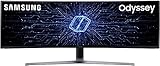 Samsung C49HG90DMU 124,20 cm (49 Zoll) Curved Gaming Monitor (3840 x 1080 Pixel, Ultra Wide 32:9 Format, 144hz, 1ms) mattschw