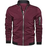 Herrenjacke, leger, Streetwear, Herrenjacken, Mäntel, rot, XXXXXX-Larg