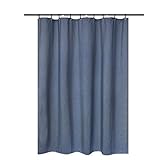 Shower Curtains Badezimmer Duschvorhang Trennwand Vorhang mit wasserdichter und Mehltau Verdickung ist geeignet for Bad Toilette (Color : Blue)