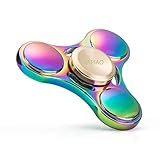 VAPIAO Fidget Spinner Hand Spielzeug Special Hochleistungs Kugellager Anti Stress Kreisel I Regenbogen Farb