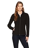 Amazon Essentials Full-Zip Polar fleece-outerwear-jackets, black, M