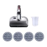 XIAOXIN Home Appliance Filter Kit ANZEIGE- Staubsauger elektrischer Moppkopf fit für Dyson V7 V8. Mit LED Licht- und Wassertank integrierter Bürstenkopf Kleine Hausgeräte-Teile (Color : Grey)
