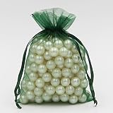 100 Stück Organza-Beutel, Hochzeits-Geschenkbeutel, auch für Weihnachten, Halloween und andere Feiern, Geschenke und Schmuck-Aufbewahrungstaschen (7,5 x 10 cm)