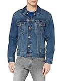 Wrangler Herren Classic Denim Jacket Jeansjacke, Blau (MID Stone 14V), XXX-Larg