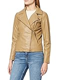 ONLY Damen ONLMELISA Faux Leather Biker CC OTW Kunstlederjacke, Elmwood, XS