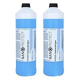 Nanoprotect Steinreiniger Konzentrat | 2 x 1 kg für ca. 200 m² | Intensivreiniger für Außenanlagen | Ideal für Haus, Hof und G