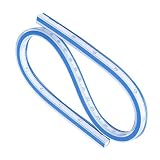Kurvenlineal, Maßband zeichnen Werkzeug Kleidung Nähzubehör Kunststoff doppelseitig flexibel zum Zeichnen von freien Kurven(Schlangenlineal 40cm)