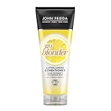 John Frieda Sheer Blonde Go Blonder Spülung/Conditioner - 1er Pack (1 x 250 ml) - aufhellend - mit Citrus und Kamille - versorgt das Haar mit Feuchtigk