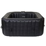 Mendler Whirlpool HWC-E32, 6 Personen In-/Outdoor heizbar aufblasbar 185x185cm FI-S