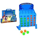 Gohhey 4 gewinnt Action, temporeiches Kinderspiel Bouncing Linking Shots Educational Toys Brettspiel 4 Schuss Spiel Interaktion Tischsp