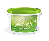 Innenfarbe Pure Wandfarbe weiß Effizient 10 L Dispersionsfarb