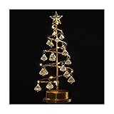 CHUANGRUN Weihnachtsbaum LED-Licht, LED-Schreibtisch-Bonsai-Baum-Licht, Ornamente Nachtlicht Kristalllampe LED Moderner Kristalldekor für Zuhause, Schlafzimmer, Innen, H