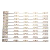 JUSTWEIXING LED Streifen kompatibel for Thomson 55ub6406 55UB6406W LV550NDEL MA4CLB5505HR3KT4 TMT-55E5800-10X5-3030C-V2 4C-LB5505-YH1 H
