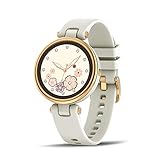 NONGLAN Smart Watch Lady Sport Smartwatch Herzfrequenz Blut Sauerstoff Monitor Frauen Mädchen Armbanduhr Für Android Ios(Color:Weiß)