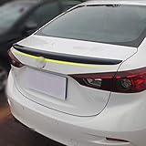 HCJGZ Premium ABS Material Auto Heckspoiler Spoiler Geeignet Für Mazda 3 AXELA 2014 2015 2016 2017 2018, 3M Kleber Und Einfache I