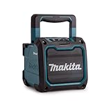 Makita DMR200 Kabelloser Bluetooth Lautsprecher, Blau/Schwarz mit USB