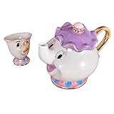 NEW Beauty and The Beast Mrs. Potts Chip Tea Pot & Cup set Teapot Mug ( Pot & Cup) by unb