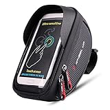 Fahrrad Lenker Tasche, xphonew Top Tube Fahrrad Tasche Tasche, Radfahren Rahmen Handy Halter Halterung Halter für iPhone 7 6 6S Plus Samsung Galaxy S7 Edge S6 Edge Plus Note 4 5 Smartphones bis 6 Z