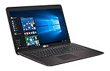 Asus F756UA-TY347T 43,94 cm (17,3 Zoll) Laptop (Intel Core i3, 8 GB RAM, 1 TB HDD, Intel HD Grafik 520, Win 10 Home) dunkelb