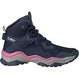 CMP Yoke Wmn WP Hiking Shoe, Trekkingschuhe für Damen, Asphalt Erdbeere, 40 EU