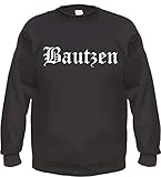 Bautzen Sweatshirt - Altdeutsch - Bedruckt - Pullover L Schw