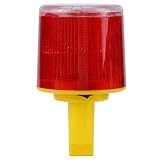Warnlicht 1pc Solar LED Notfallwarnblitzlicht Alarmlampe Verkehr Straße Boot Rotes L