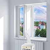 Blinngo Fensterabdichtung Für mobile Klimageräte und Abluft-Wäschetrockner 400cm Universal Window Seal for Portable Air C