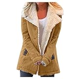 Mantel Damen Herbst Mantel Damen Winter Teddy Mantel Damen Mantel Wasserdicht Damen Mantel Damen Lang Mantel Damen Elegant Mantel Damen Braun Grau Beige Rosa GrüN Rot Schwarz Mit Kapuze O