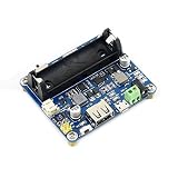 Waveshare Solar Power Management Module for 6V~24V Solar Panel Supports Solar Panel/USB Connection Battery Charging Onboard MPPT Set Switch DC-002 Jack/Screw Terminal Inp