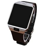Dz09 Smartwatch Touchscreen Sport Smart Watch Armbanduhr Herren Damenuhr Silber Schw