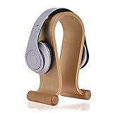 SAMDI Wooden Headphone Stand Universal/Headphone Holder Gaming Headset Holder - On Ear Headphone Stand (Weiße Birke)