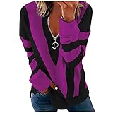 XTBFOOJ Bluse Oversize Damen Kleidung Damen Sale warme Sweatjacke Damen Damen Pullover Lagenlook Damen Sommer Bluse regenparka Damen wasserdicht atmungsaktiv afrikanische Kleider D