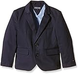 Tommy Hilfiger Jungen Twill Blazer. Sakko, Blau (Midnight 403), 140 (Herstellergröße: 10)