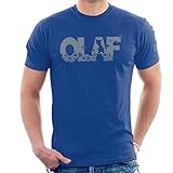 Disney Frozen II Olaf Text Silhouette Men's T-S