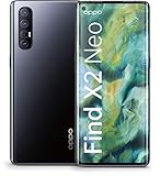 OPPO Find X2 Neo Smartphone (16,5 cm (6,5 Zoll)) 256 GB interner Speicher, 5G, 12 GB RAM, 4260mAh mit 30W Blitzladen, 48MP-Quad-KI-Kamera, Ultra Slim Design, Curved-Display - Moonlight Black